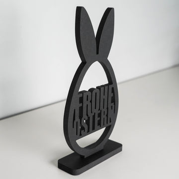 Frohe Ostern Aufsteller mit Hasenohren | 12.9 x 25.2 cm